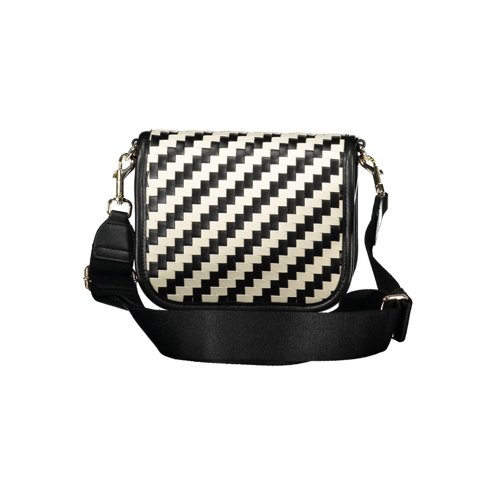 Borsa a mano da donna Tommy Hilfiger in poliuretano nero