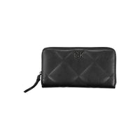 Portafoglio da donna Calvin Klein in poliestere nero