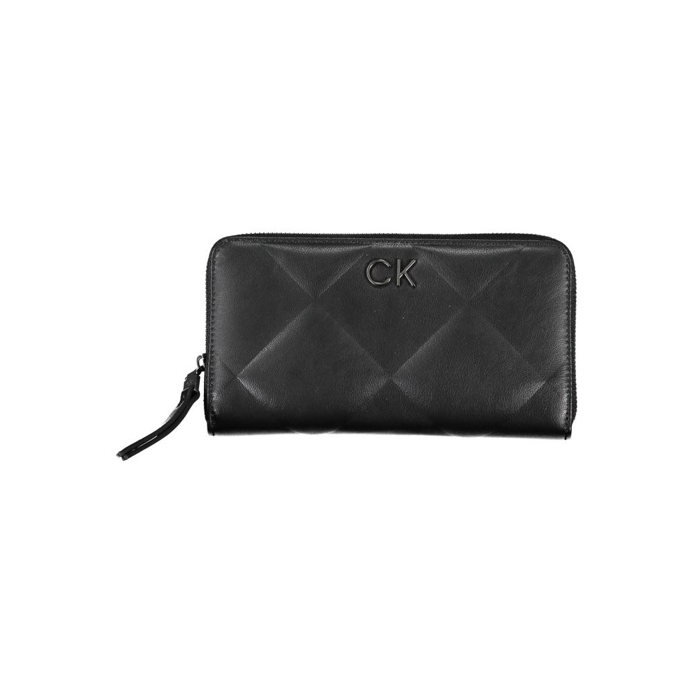Portefeuille Calvin Klein noir en polyester pour femme