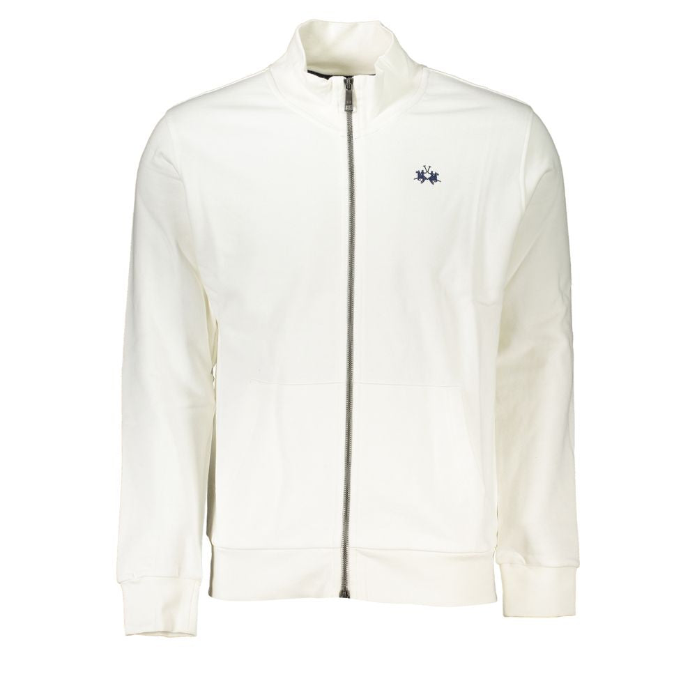 Sweat-shirt homme en coton La Martina Bianco