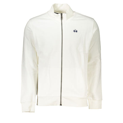 Sweat-shirt homme en coton La Martina Bianco