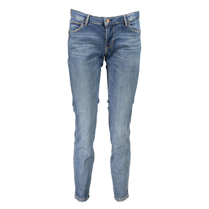 Guess Jeans Blu Cotton Jeans skinny da donna