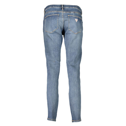 Guess Jeans Blu Cotton Jeans skinny da donna