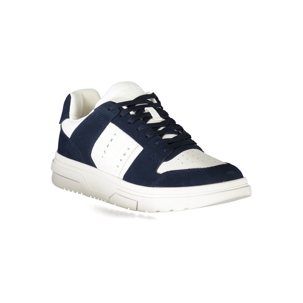 Baskets Tommy Hilfiger bleues en polyuréthane pour homme