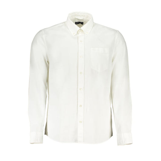 Camicia da uomo in cotone bianco North Sails