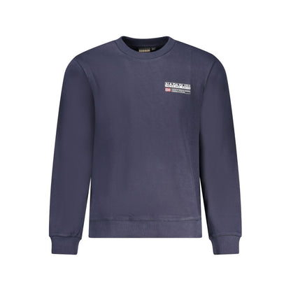 Sweat-shirt Napapijri bleu en coton pour homme
