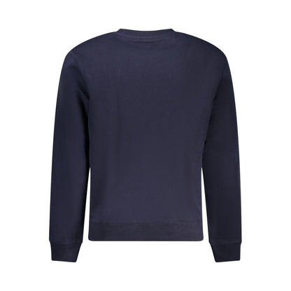 Felpa da uomo in cotone blu Napapijri