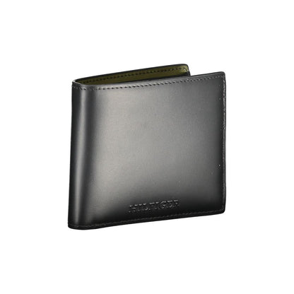 Portefeuille homme Tommy Hilfiger en cuir noir