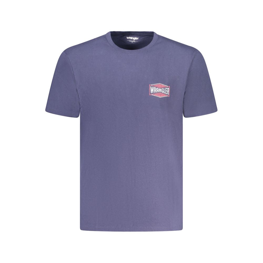 Chemise homme Wrangler en coton bleu