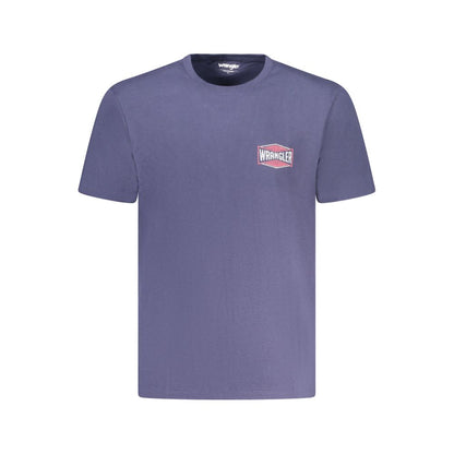 Camicia da uomo in cotone blu Wrangler