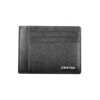 Portafoglio da uomo Calvin Klein Nero in poliuretano