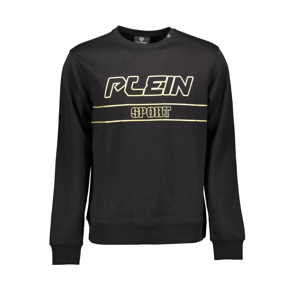 Felpa da uomo in cotone nero Plein Sport