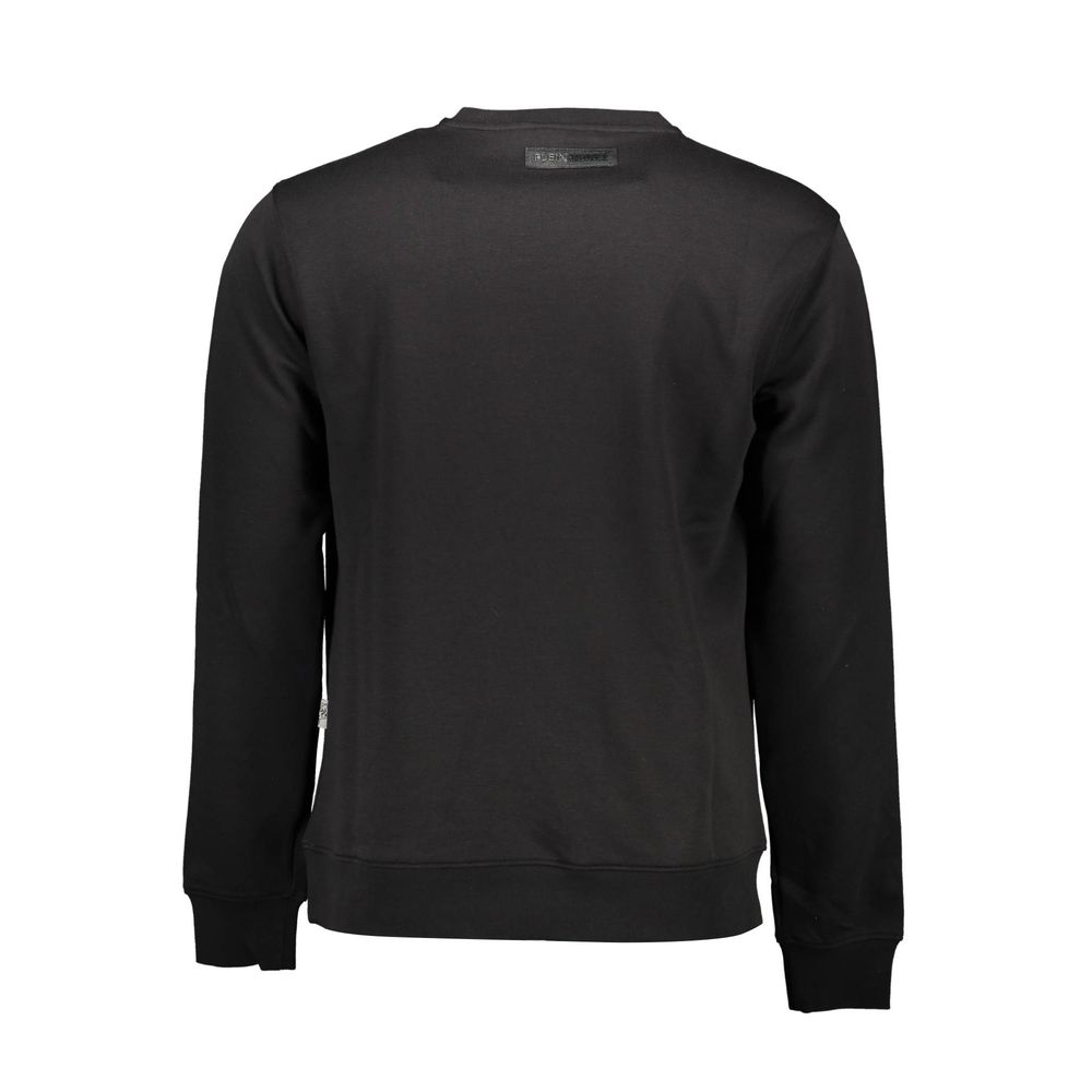 Felpa da uomo in cotone nero Plein Sport