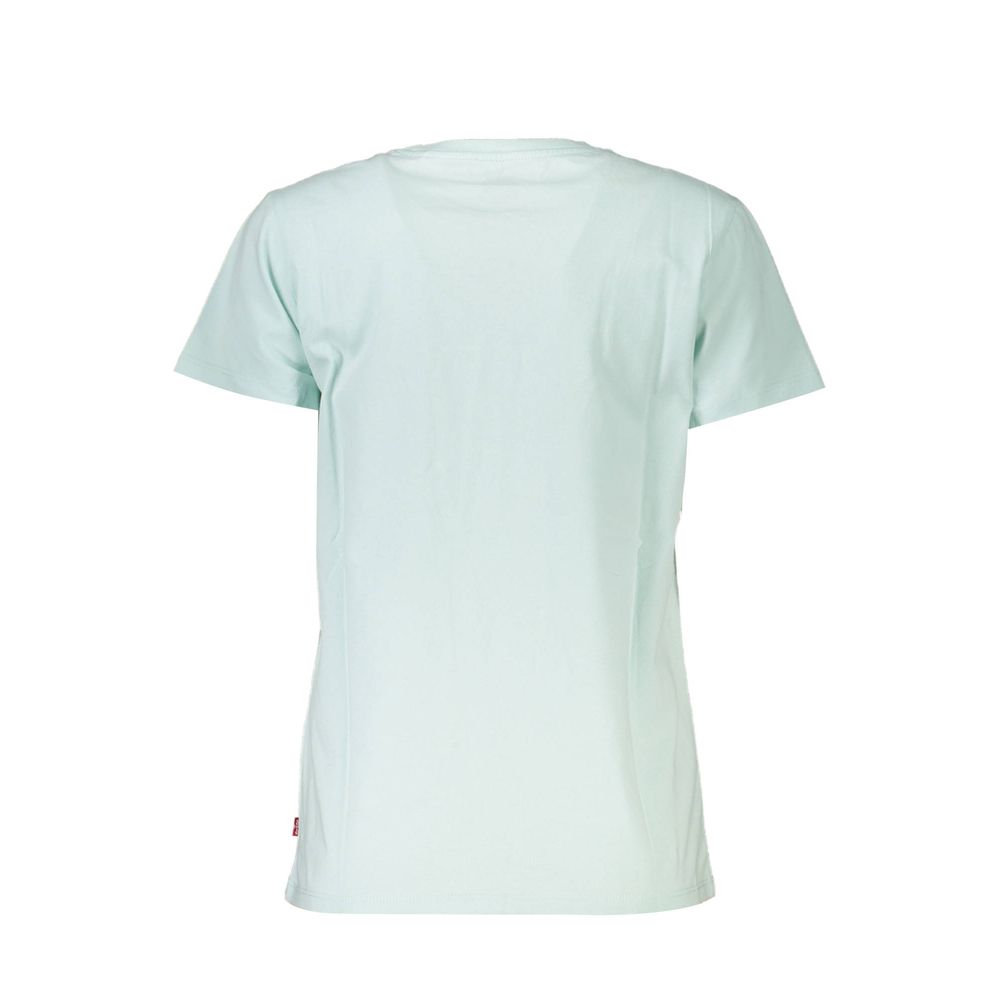 T-shirt da donna in cotone Levi's Azzurro