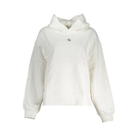 Maglione da donna in cotone bianco Calvin Klein