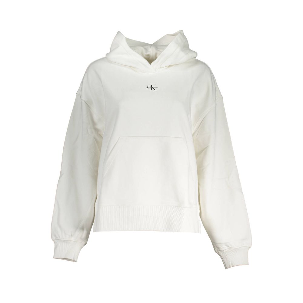 Pull Calvin Klein en coton blanc pour femme