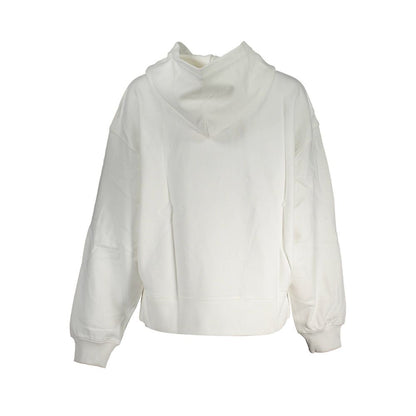 Maglione da donna in cotone bianco Calvin Klein
