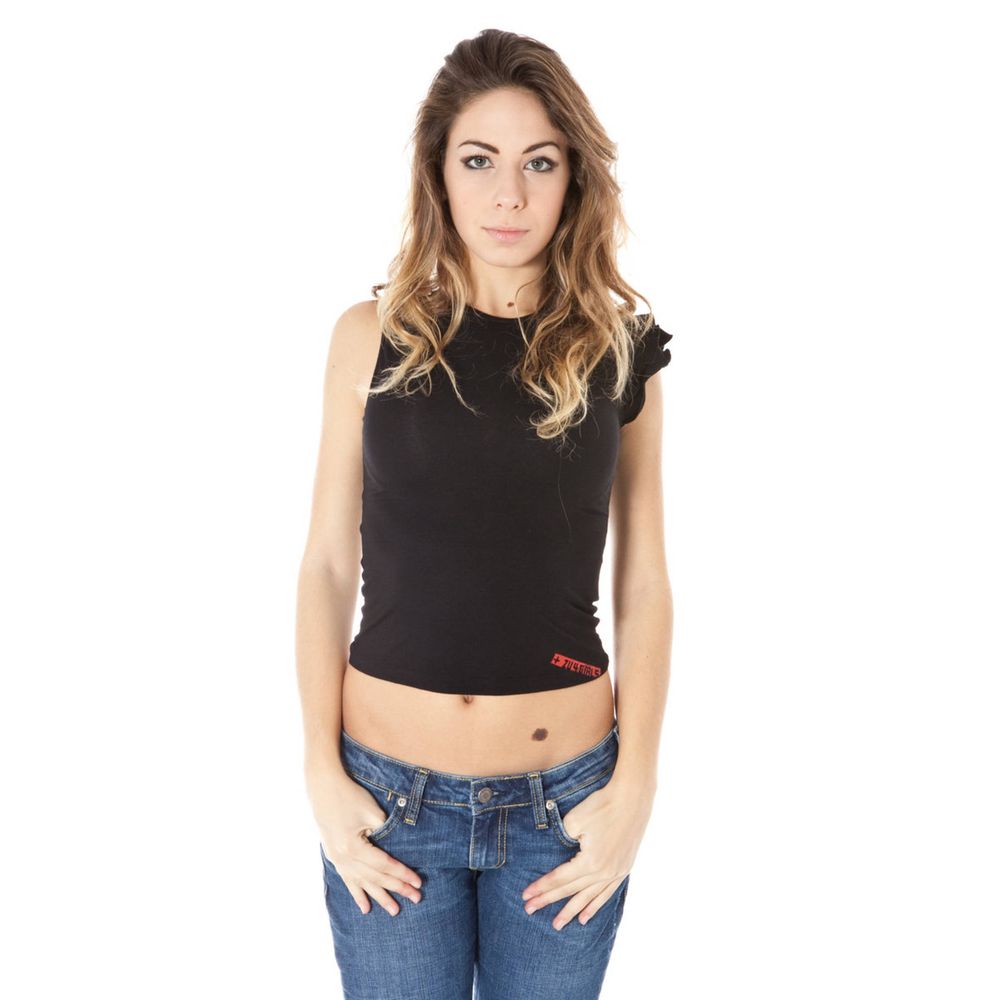 Maglietta da donna in micromodal nero Zuelements