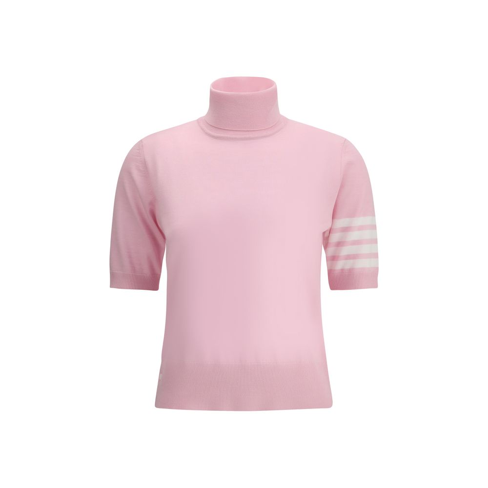 Sous-pull rose en polyamide Thom Browne