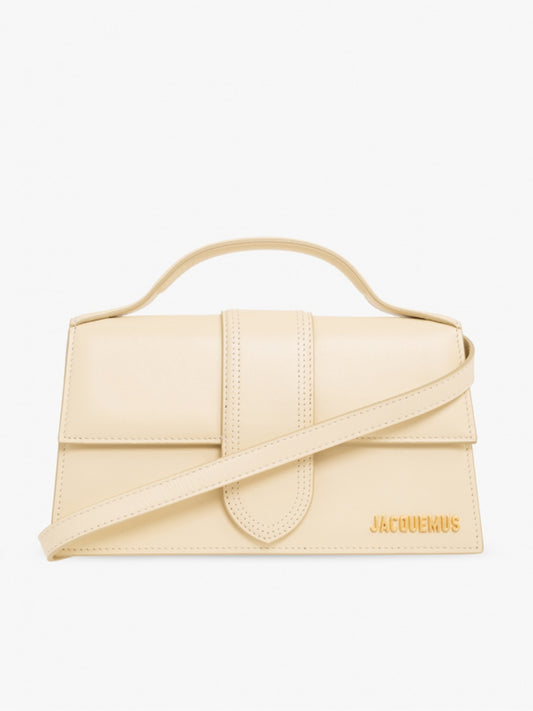 Sac Jacquemus Le Grand Bambino beige
