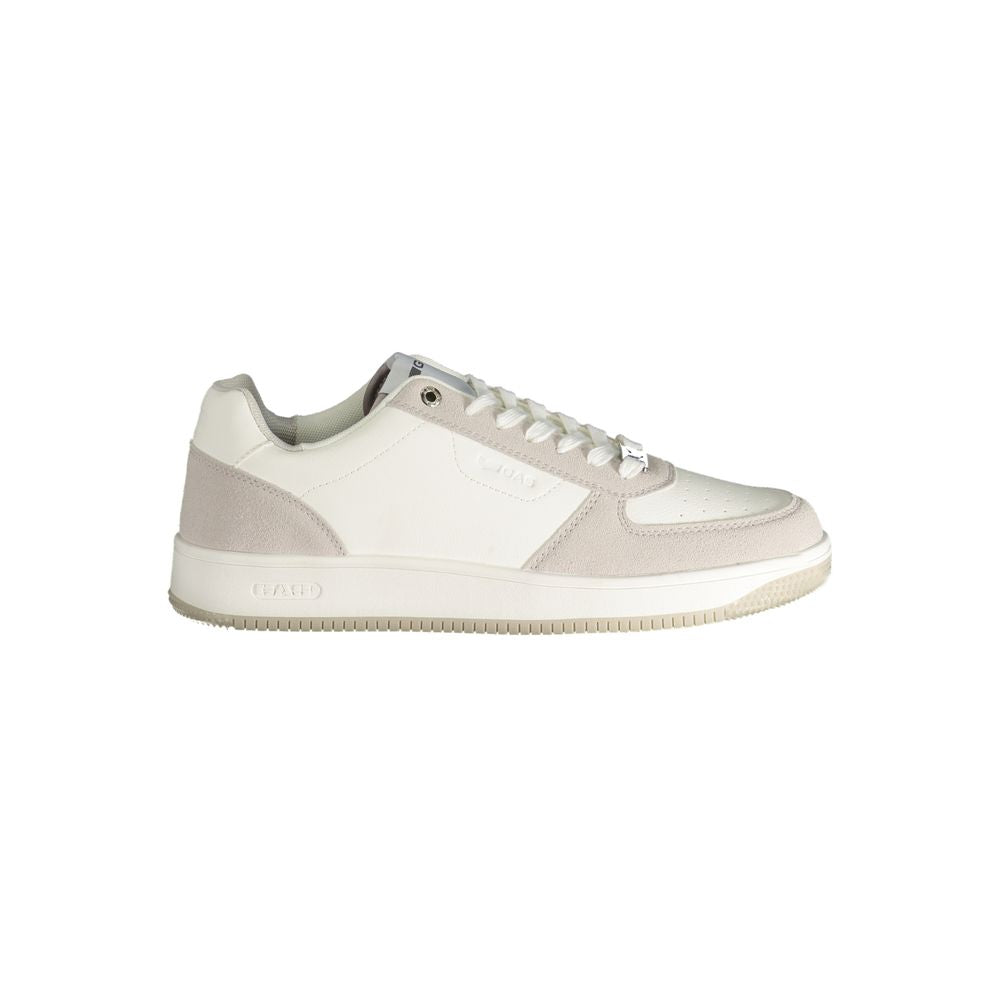 Sneaker da uomo in poliestere bianco Gas