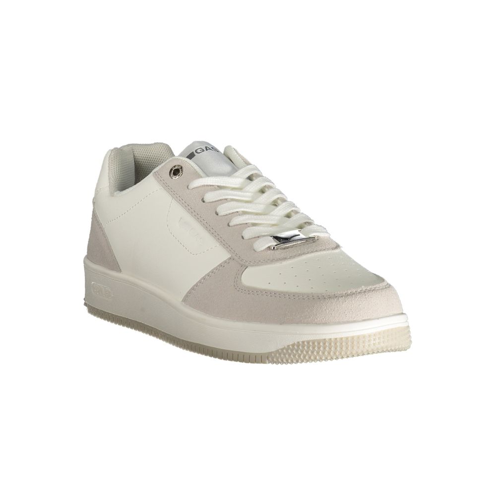Sneaker da uomo in poliestere bianco Gas
