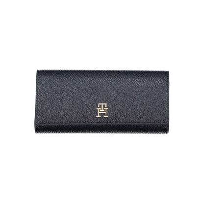 Portafoglio da donna Tommy Hilfiger in poliuretano blu