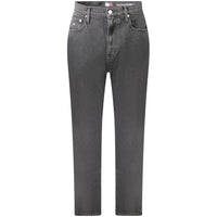 Jeans da donna in cotone nero Tommy Hilfiger