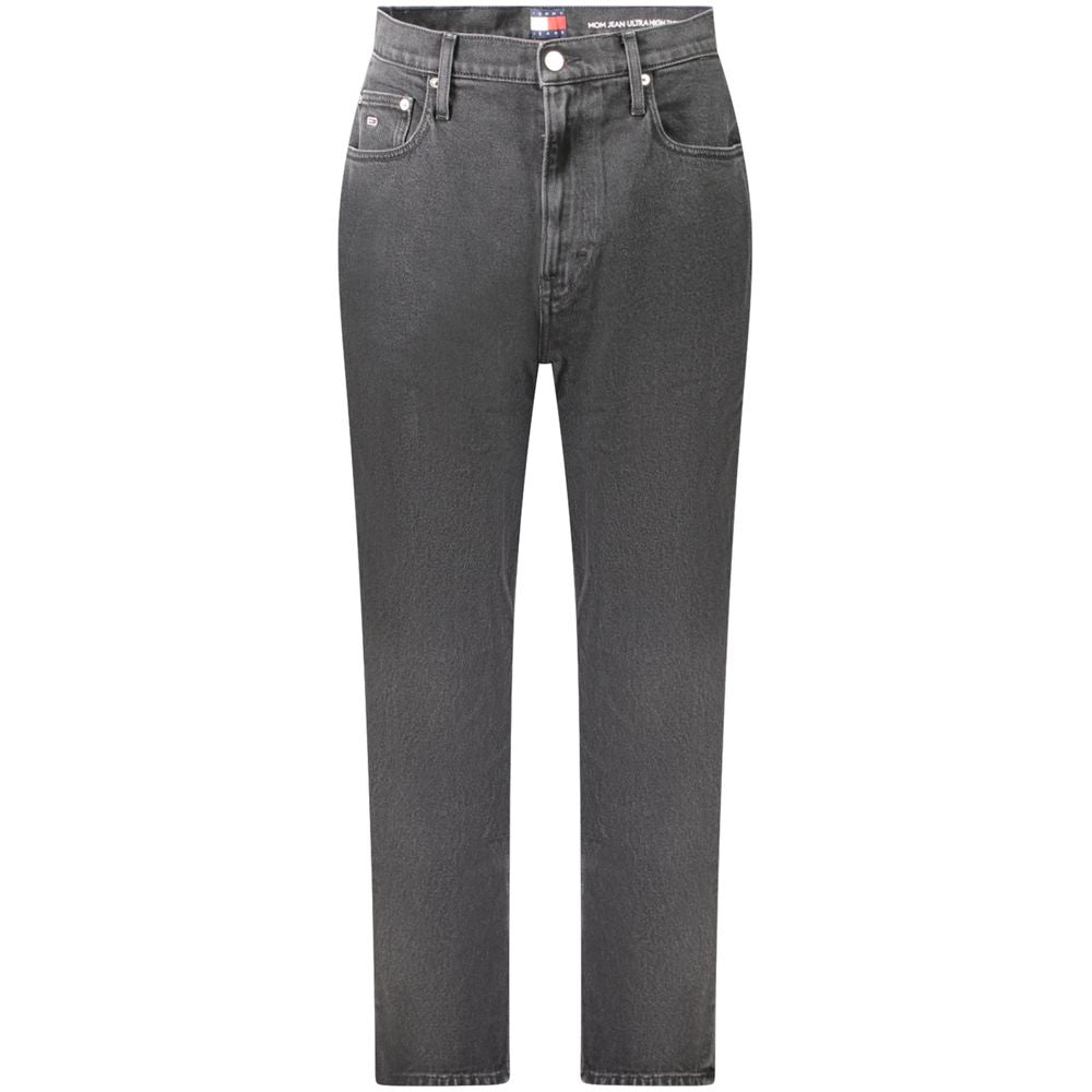 Jean Tommy Hilfiger Nero en coton pour femme