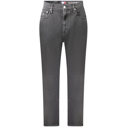 Jeans da donna in cotone nero Tommy Hilfiger