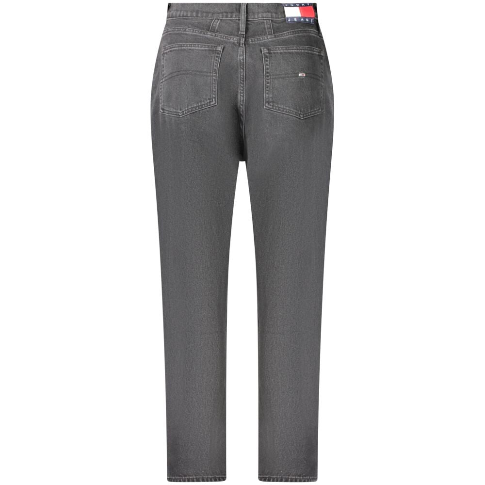 Jean Tommy Hilfiger Nero en coton pour femme
