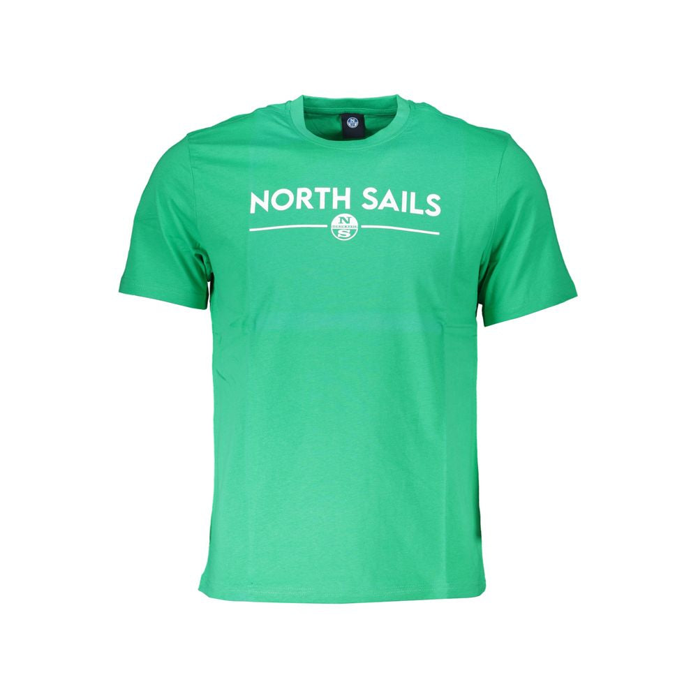 Maglietta da uomo in cotone verde North Sails
