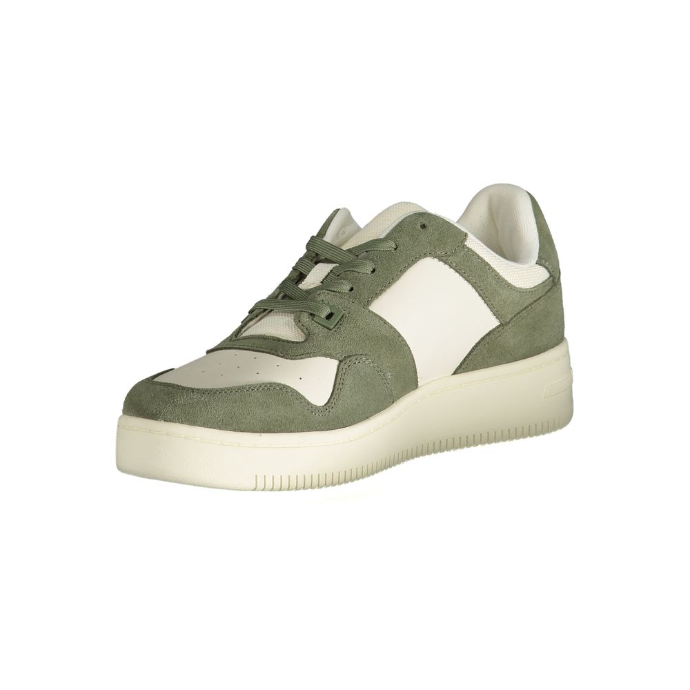 Baskets Tommy Hilfiger Verde en cuir pour homme