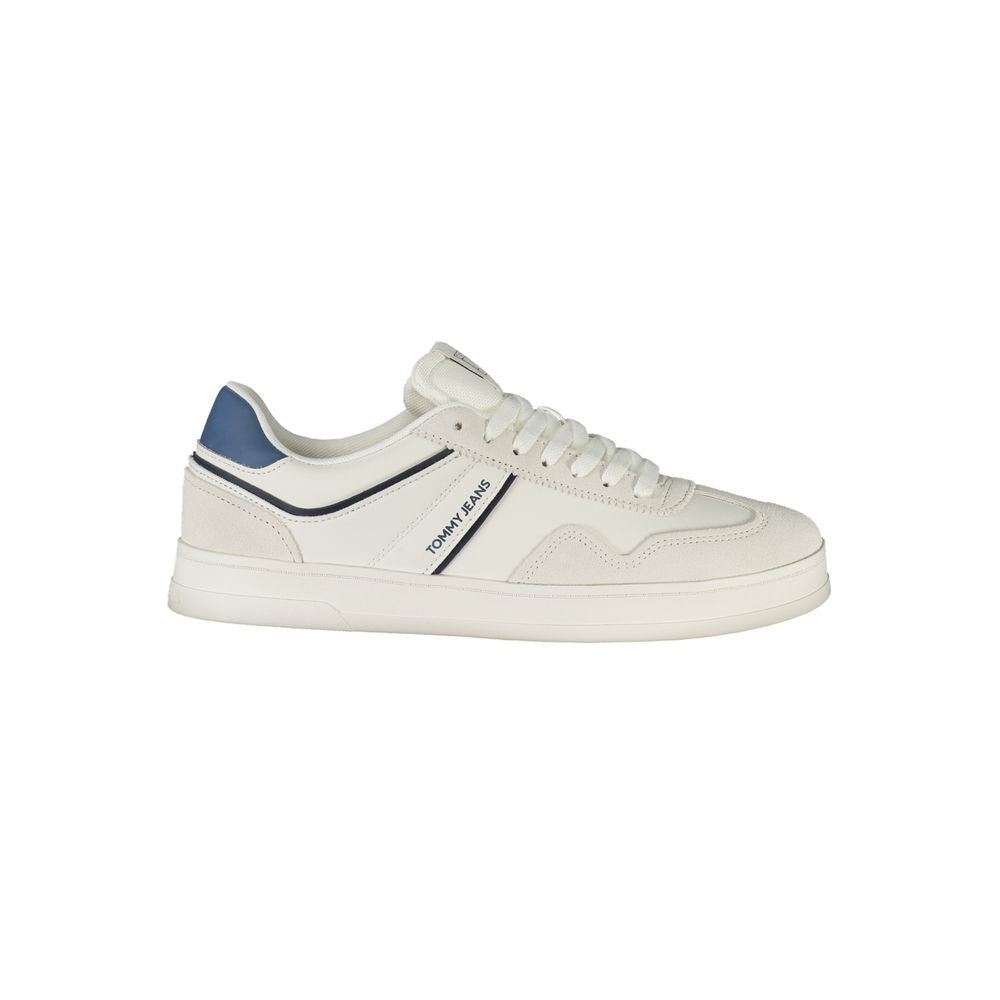 Baskets Tommy Hilfiger blanches en polyuréthane pour homme