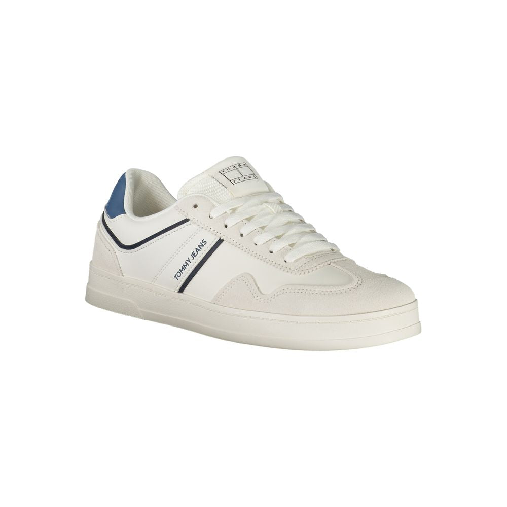 Baskets Tommy Hilfiger blanches en polyuréthane pour homme