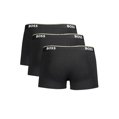 Boxers Hugo Boss en coton noir pour hommes