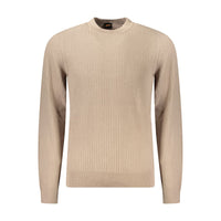 Pull Hugo Boss beige en coton pour homme