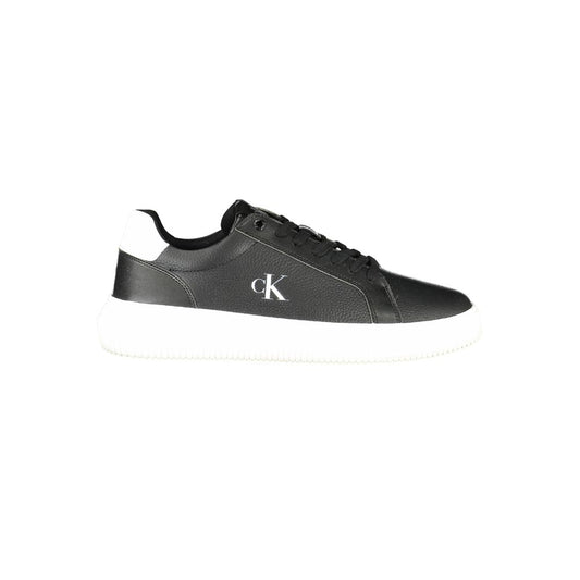 Sneaker da uomo in pelle nera Calvin Klein