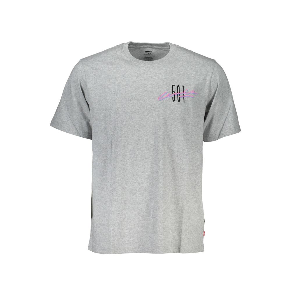 T-shirt da uomo Levi's in cotone grigio