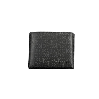 Portafoglio da uomo Calvin Klein Nero in poliuretano