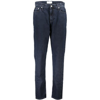 Jean Calvin Klein Blu en coton pour femme