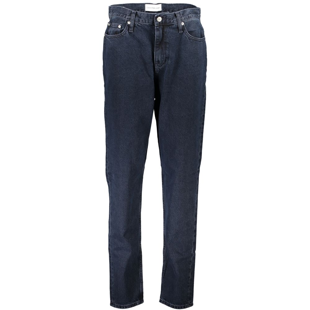 Jean Calvin Klein Blu en coton pour femme