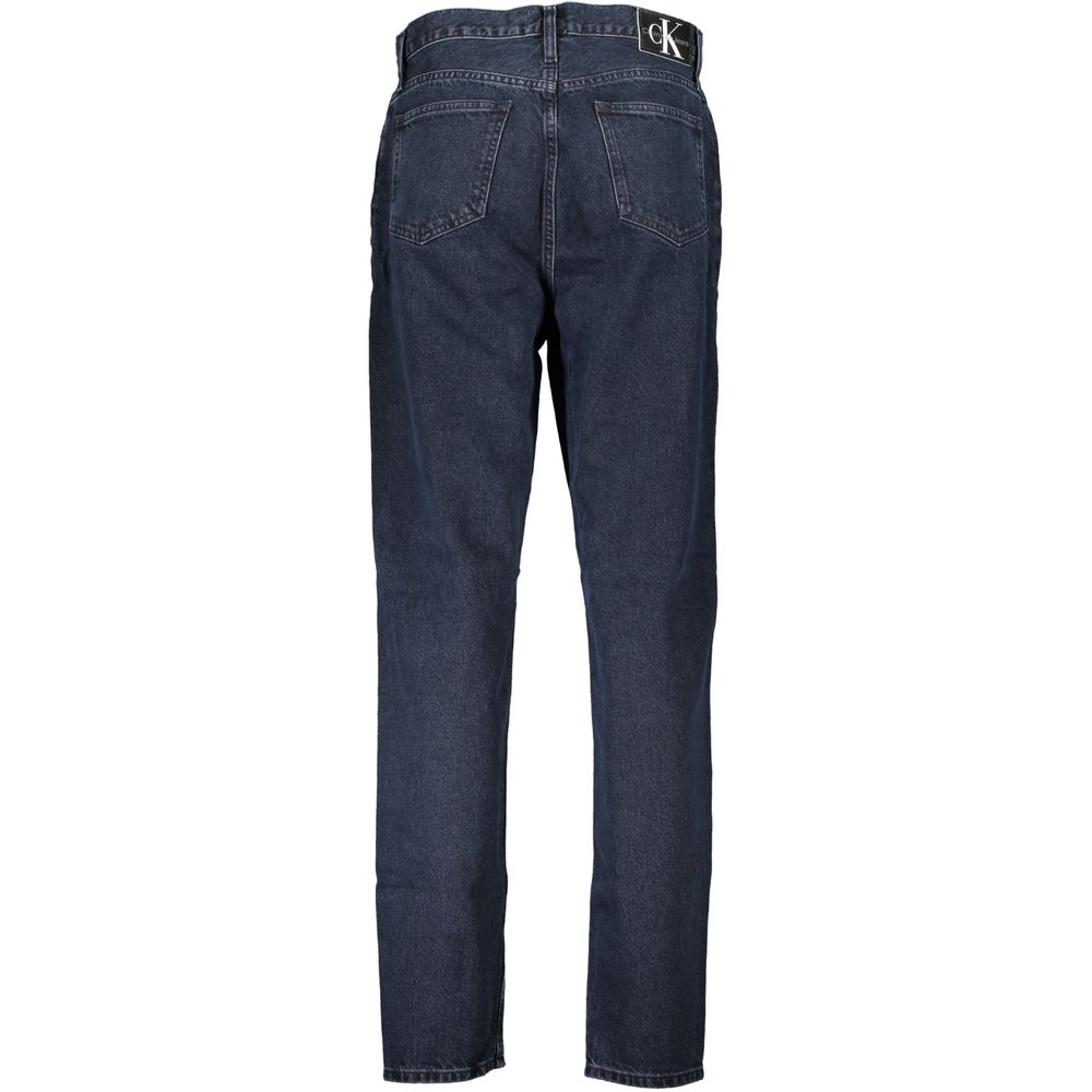 Jean Calvin Klein Blu en coton pour femme