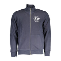 Sweat-shirt homme La Martina en coton bleu