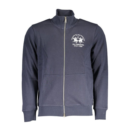 Sweat-shirt homme La Martina en coton bleu