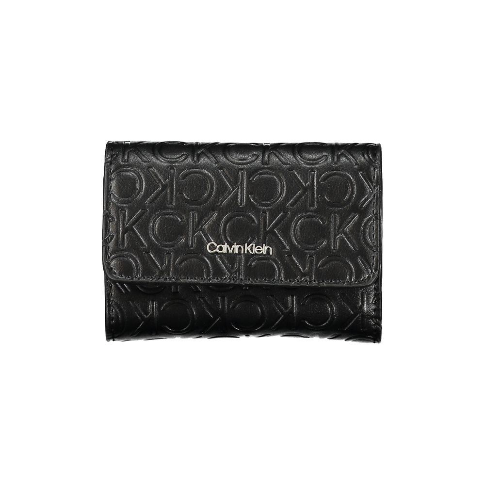 Portafoglio da donna Calvin Klein Nero in poliestere