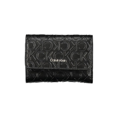 Portafoglio da donna Calvin Klein Nero in poliestere