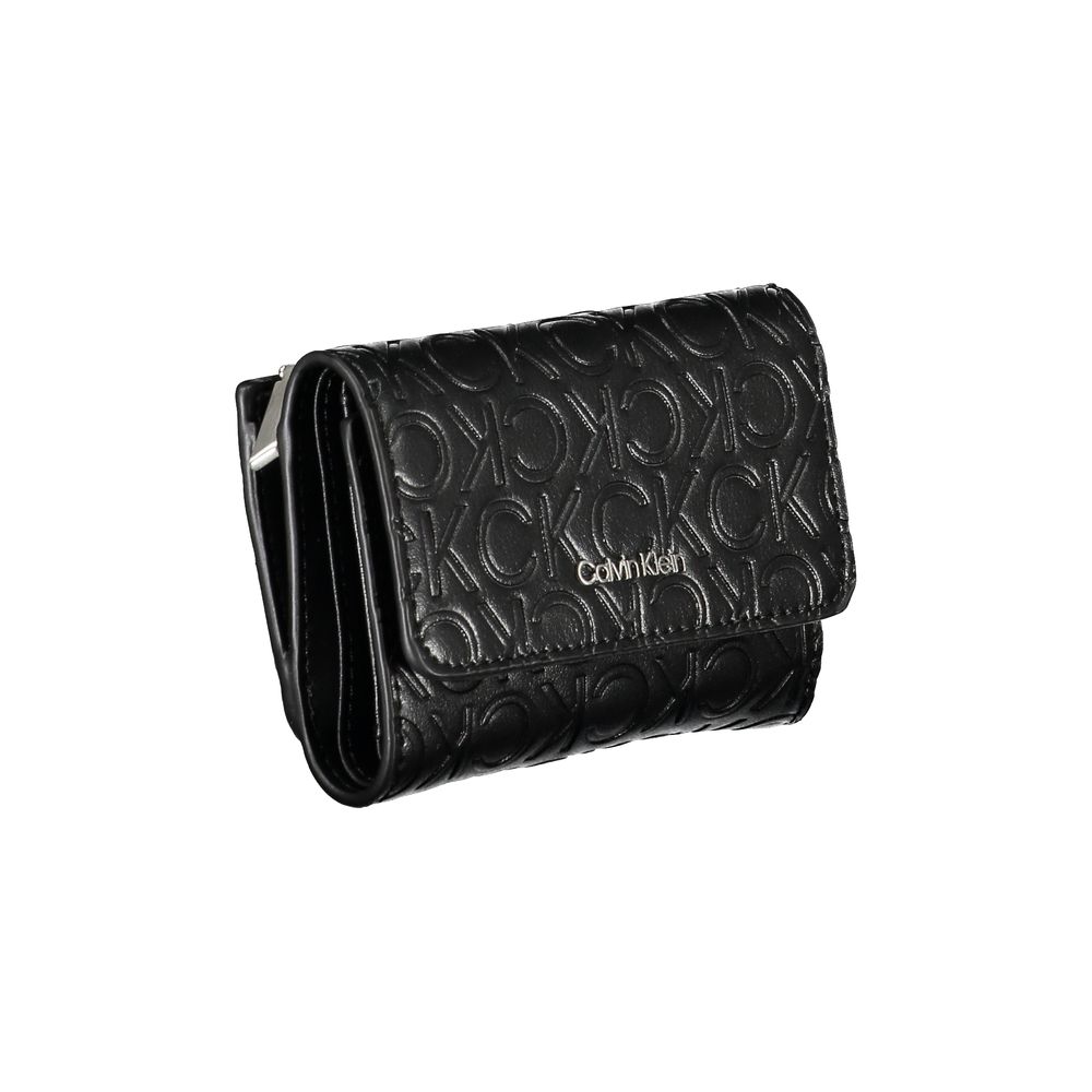Portafoglio da donna Calvin Klein Nero in poliestere