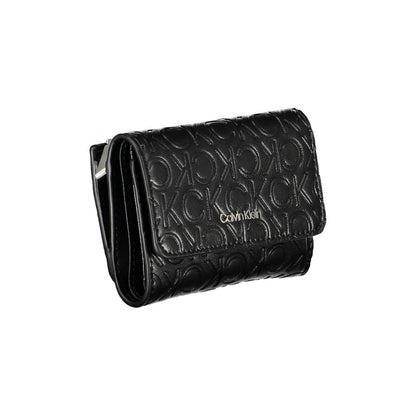 Portafoglio da donna Calvin Klein Nero in poliestere