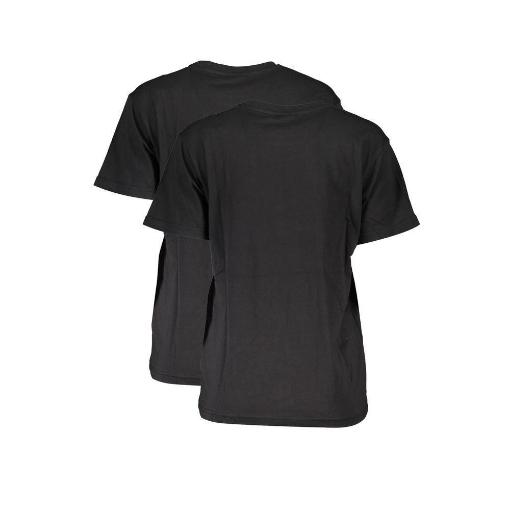 Maglietta da donna in cotone nero Fila
